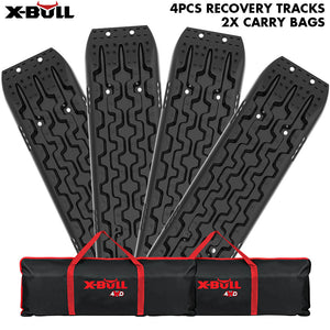 X Bull Recovery Tracks Boards 10T 4Pcs Snow Mud Essential Car Vehicle 4Wd Carry Bag