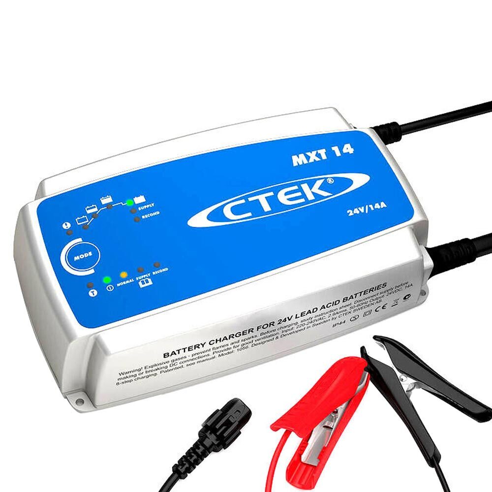 Ctek Mxt14 24V 14A Smart Battery Charger 14Amp Bus Truck Cv 8 Stage Workshop