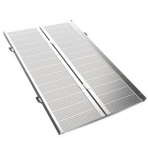 Equipmed 152Cm Portable Folding Aluminium Access Ramp 272Kg Rated For Wheelchair Mobility Scooter Rollator