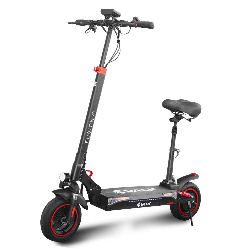 Valk Fusion 7 Electric Scooter With Seat 800W 48V 50Km Range