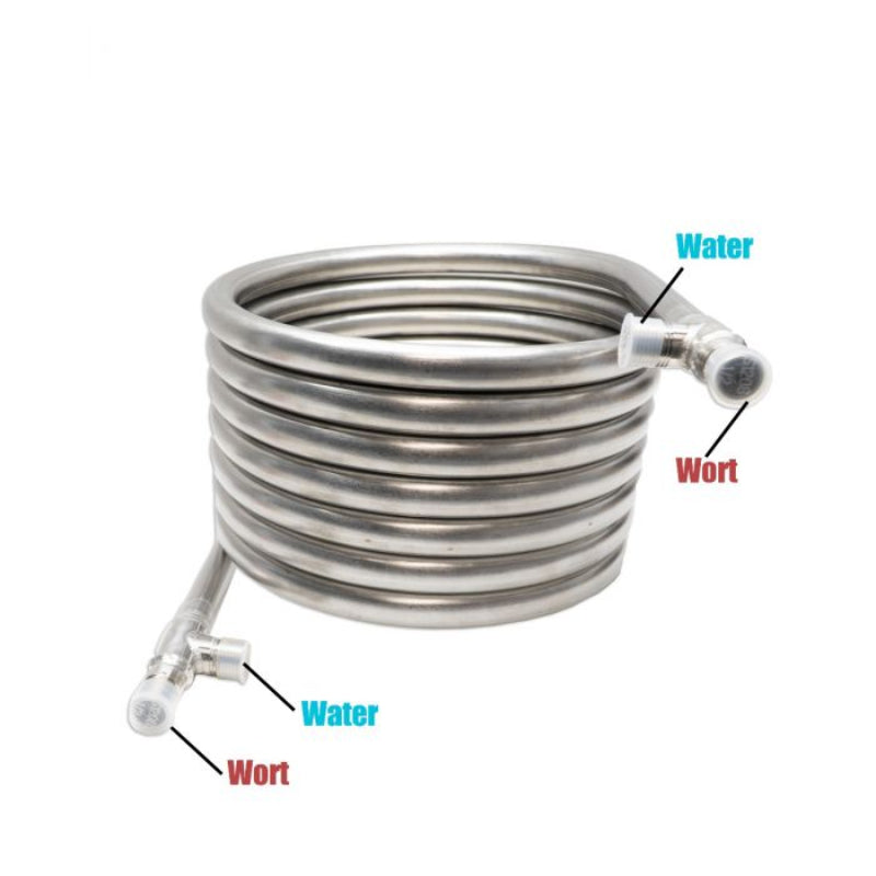 Counter Flow Chiller Stainless Steel 1/2 Inch Bsp Threaded