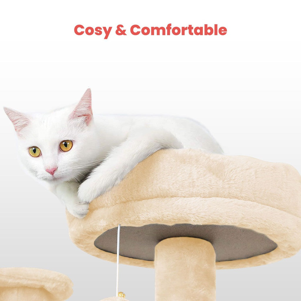 Floofi 150Cm Plush Cat Condo Tree Beige