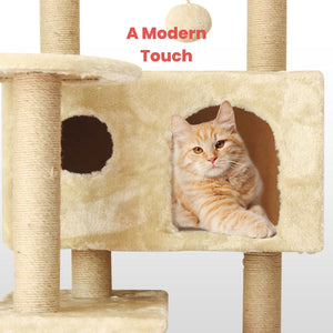 Floofi 150Cm Plush Cat Condo Tree Beige