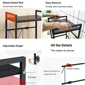 Gominimo Microwave Oven Rack 2 Tier