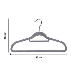 Gominimo 30 Pack Of Non Slip Velvet Suit Hangers With Tie Organisers