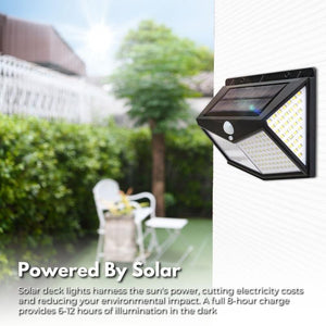 Noveden 6 Packs Solar Led Lights With 3 Modes (Black)