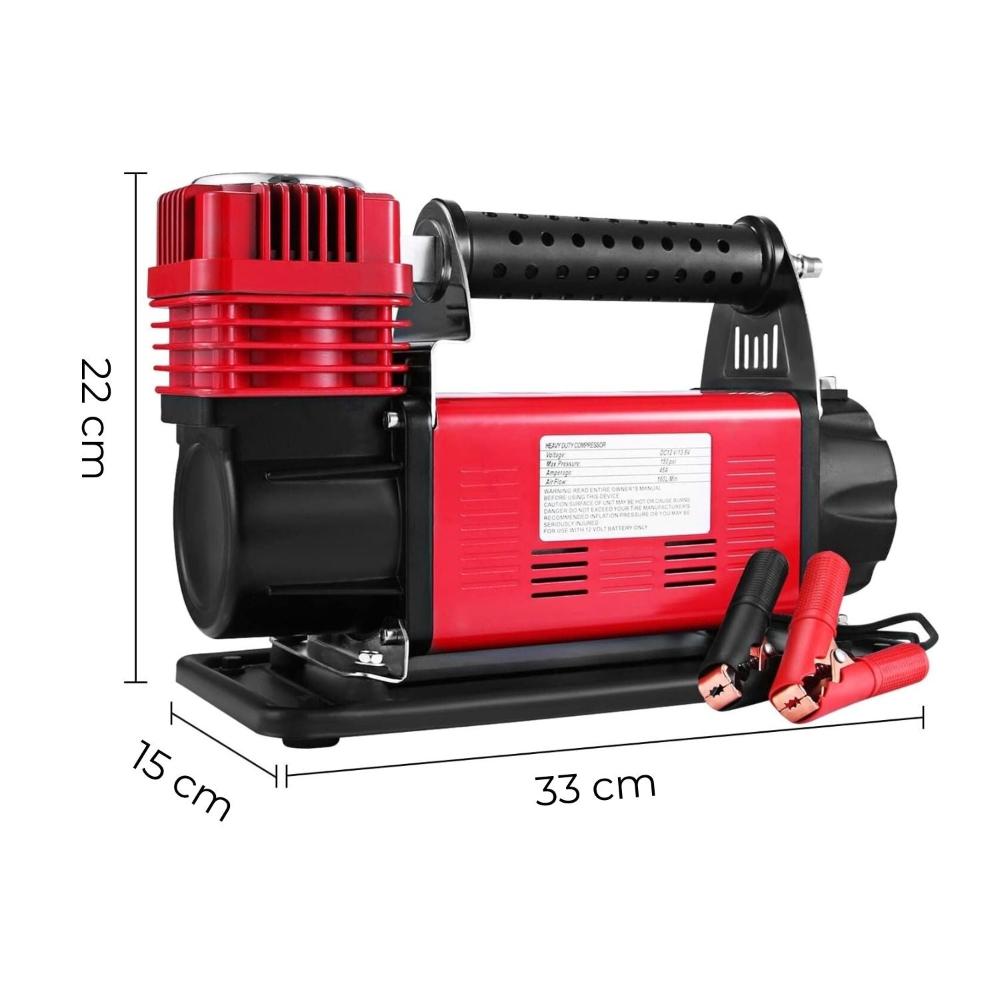 Rynomate 540W Car Air Compressor For Tires (Red)