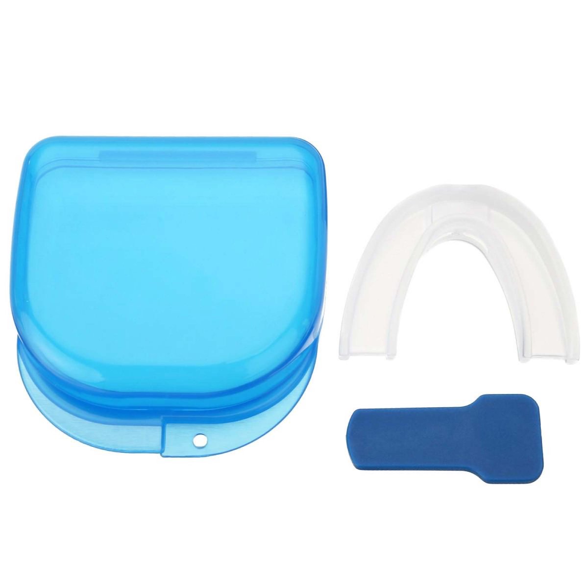 3X Mouthguard Mouthpiece + Nose Clip Anti Snoring Aid Sleep Breathing Device