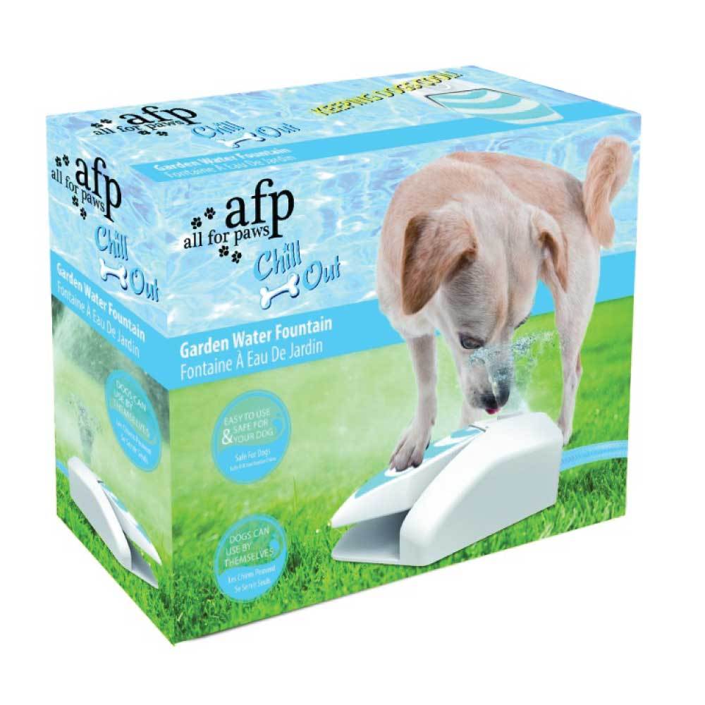 Dog Drinking Water Fountain Outdoor Afp Garden Push On Pet Sprinkler Dispenser