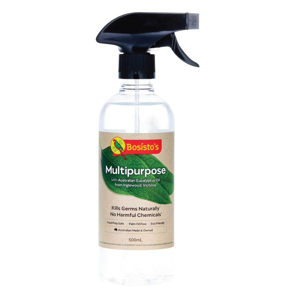 500Ml Multi Purpose Spray Bosisto's Natural Eucalyptus Eco Surface Germ Cleaner