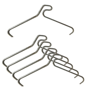 5 Pack 65Mm (2.5") Brick Hooks Wall Crab Clips Hangers For Pictures Plants