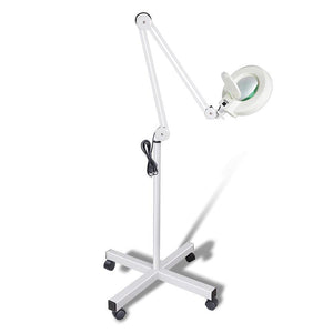 Ellie & Ruby 5X Magnifying Lamp Fluorescent Salon Light Glass Beauty Floor Stand Magnifier