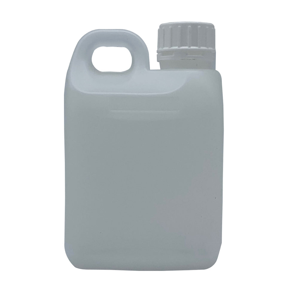 10X 1L Natural Bottle Hdpe + Te Cap Jerry Can Empty Plastic Chemical Food