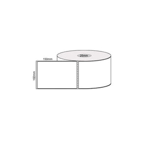 13X Rolls 400 Label Stickers 102X150mm Direct Thermal White Shipping Labels