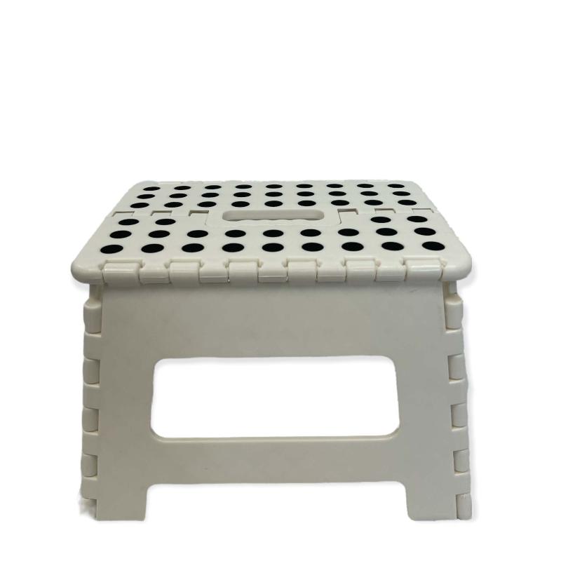 Store More Folding Step Stool 22Cm Portable Plastic Collapsible Up Chair Random Colour