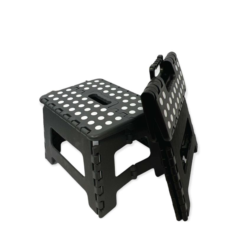 Store More Folding Step Stool 22Cm Portable Plastic Collapsible Up Chair Random Colour