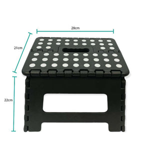 Store More Folding Step Stool 22Cm Portable Plastic Collapsible Up Chair Random Colour