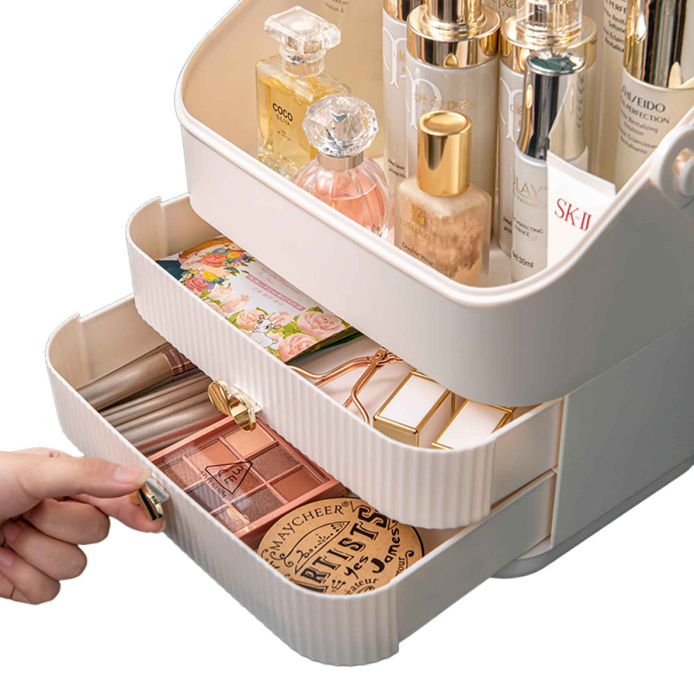 Makeup Display Case Organiser Cosmetic Storage Jewellery Portable Vanity