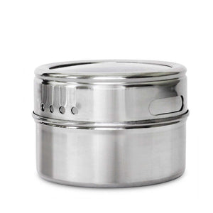 50X 150G Magnetic Spice Jar Stainless Steel Tin Herb Seasoning Storage Container