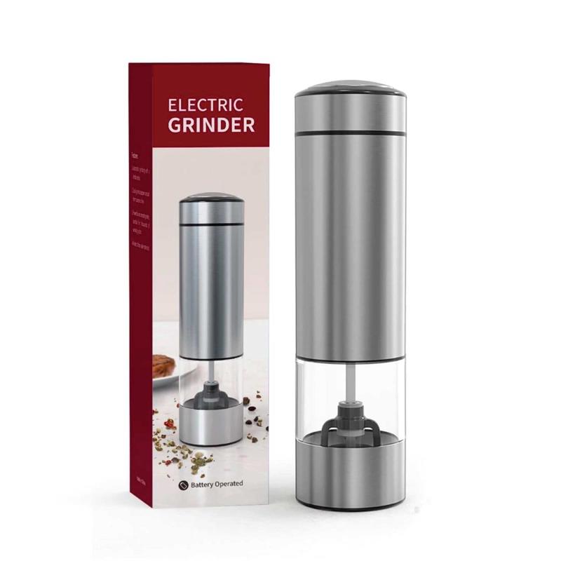 Electric Salt And Pepper Grinder One Press Battery Operated Shaker Mill