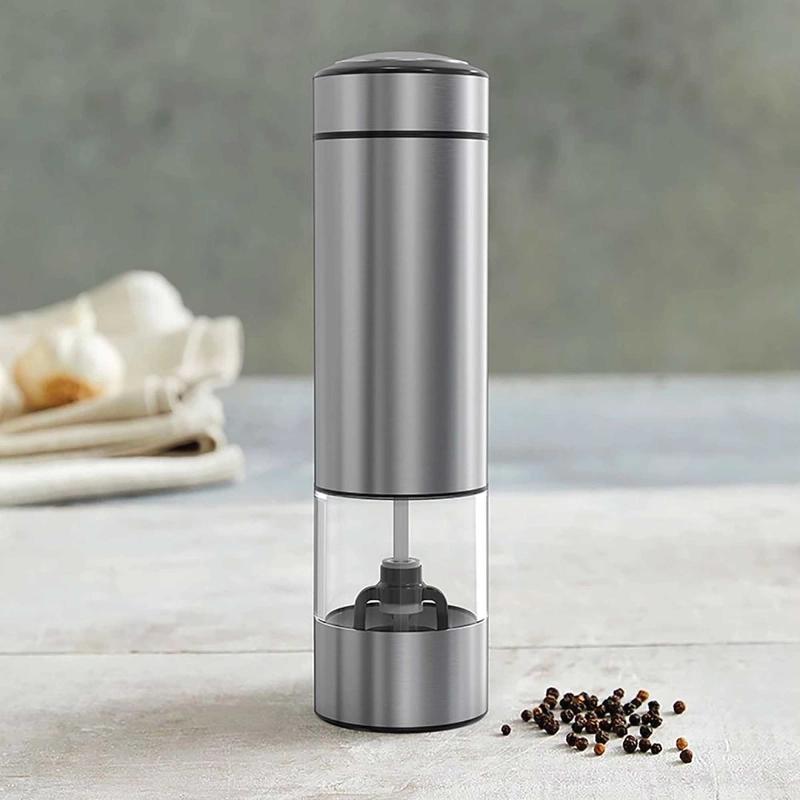 Electric Salt And Pepper Grinder One Press Battery Operated Shaker Mill