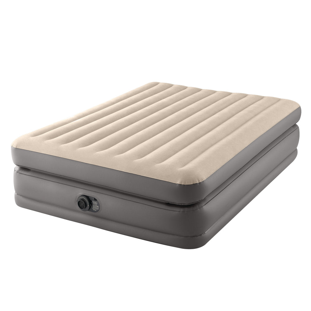 Intex Dura Beam Plus Queen Prime Comfort Elevated Air Mattress