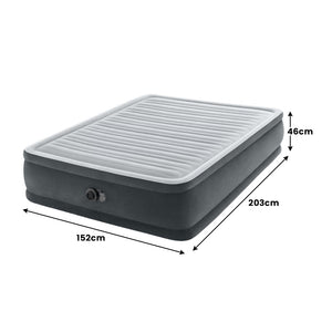 Intex Dura Beam Deluxe Queen Comfort Plush Elevated Air Mattress