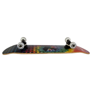 Kryptonics 31 Inch Star Series Complete Skateboard Rainbow Dot