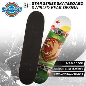 Kryptonics 31 Inch Star Series Complete Skateboard