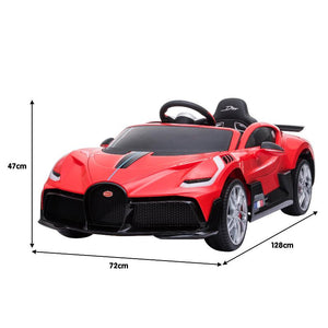 Kahuna Licensed Bugatti Divo Kids Electric Ride On Car Red