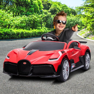 Kahuna Licensed Bugatti Divo Kids Electric Ride On Car Red