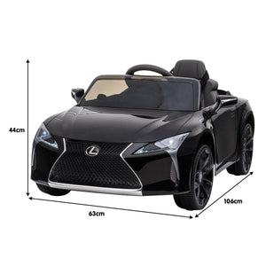 Kahuna Licensed Lexus Lc 500 Kids Electric Ride On Car Black