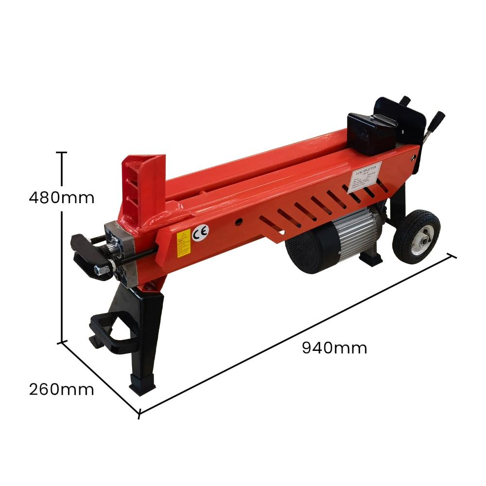 Yukon 8 Ton 2.2Kw Heavy Duty Electric Hydraulic Log Splitter