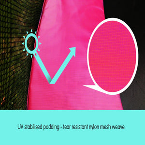 Kahuna 8Ft Trampoline Replacement Pad Round Pink