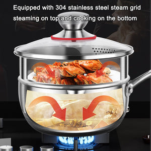 Premium 316 Stainless Steel Non Stick 22Cm Milk Pot With Double Sided Honeycomb Design