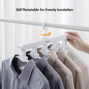 Magic Hanger Space Saving Multifunctional Clothes Coat Dryer Laundry Drying Rack Airer Horse Grey