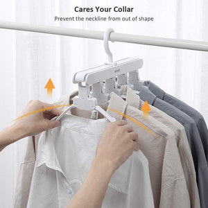 Magic Hanger Space Saving Multifunctional Clothes Coat Dryer Laundry Drying Rack Airer Horse Grey