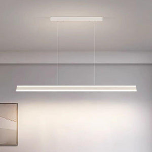 Modern Minimalist Trapezoid Pendant Light Adjustable Led Bar White