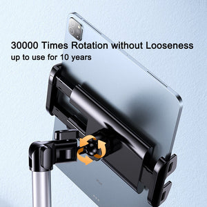 Rtako 1.6M Retractable Adjustable Lazy Mobile Phone Tablet Floor Stand Holder Bracket