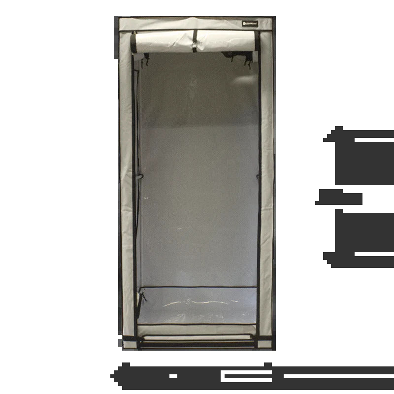 Homebox Q100- Extra Tall Ambient Grow Tent | 100Cm X 220Cm Hydroponic Room House