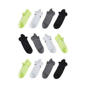 Rexy 12X Seamless Sport Sneakers Socks Large Non Slip Heel Tab Multi Colour