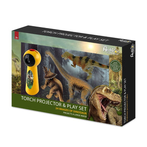 Dinosaur Projector And 3 Toy Figures Play Set Kids Stem Learning