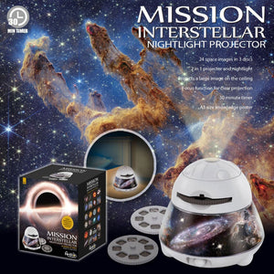 Mission Interstellar Dreamy Sky Night Light Projector Kids Steam Toy