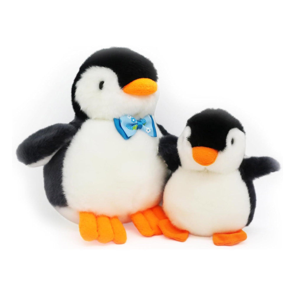 2X Plush Penguin Keychain Or Doll With Sound Activation Black