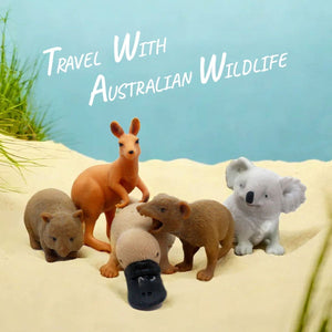 Stretchy Squishy Australian Wildlife Gift Set Sensory Stimulation Animal Toys