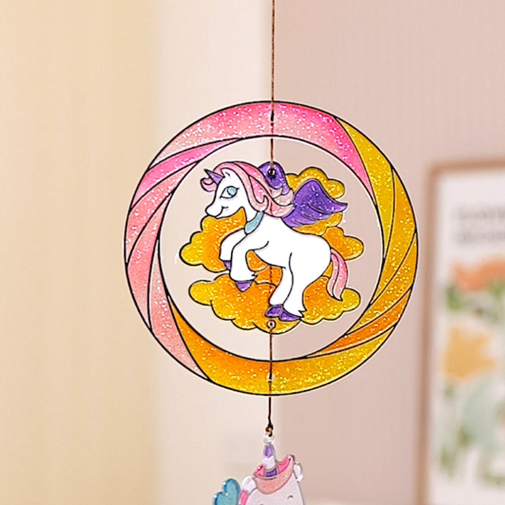 Sparkly Ornament Suncatcher Diy For Kids Art Craft Colouring Paintingset