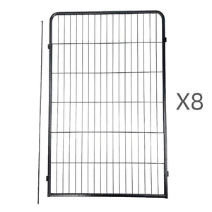 Yes4pets 8 Panel 120 Cm Heavy Duty Pet Dog Cat Rabbit Exercise Extension Playpen Puppy Fence