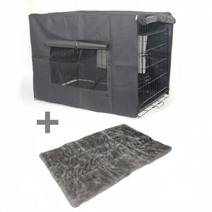 Yes4pets 30' Portable Foldable Dog Cat Rabbit Collapsible Crate Pet Cage With Cover Mat