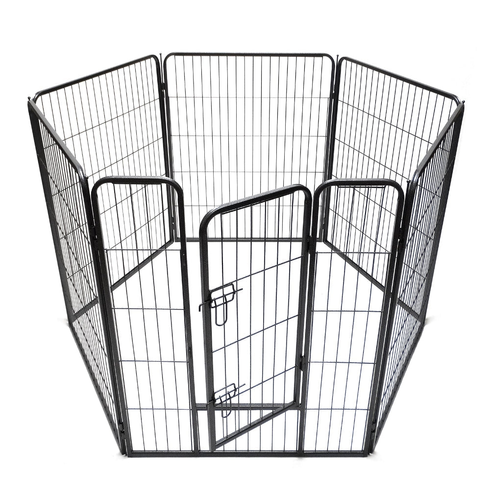 Yes4pets 6 Panels 100 Cm Heavy Duty Pet Dog Cat Puppy Rabbit Exercise Playpen Fence Extension