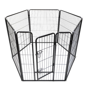 Yes4pets 6 Panels 100 Cm Heavy Duty Pet Dog Cat Puppy Rabbit Exercise Playpen Fence Extension